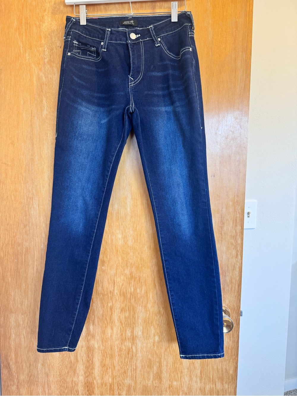 Revolution by True Religion Women's Skinny Jeans in Dark Indigo Blue